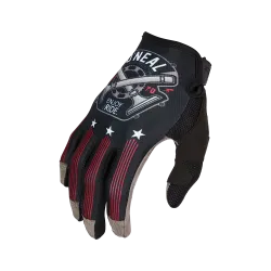 Мотокрос ръкавици O'NEAL MAYHEM PISTON V.23 BLACK/WHITE/RED