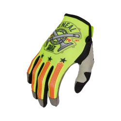 Мотокрос ръкавици O'NEAL MAYHEM PISTON V.23 NEON YELLOW/BLACK/RED