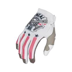 Мотокрос ръкавици O'NEAL MAYHEM PISTON V.23 WHITE/BLACK/RED