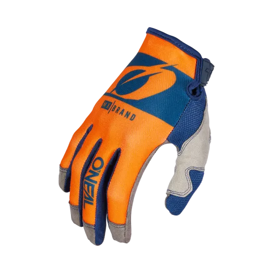 Мотокрос ръкавици ONEAL MAYHEM RIDER V.23 BLUE/ORANGE - Мотокрос ръкавици от марка ONeal