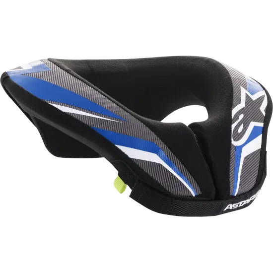 Детска протекторна яка ALPINESTARS Sequence Neck Roll BLACK/BLUE - Детски мото протектори от марка Alpinestars