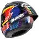 Каска SHARK RACE-R PRO GP REPLICA ZARCO CHAKRA - състезателна каска с аеродинамичен спойлер