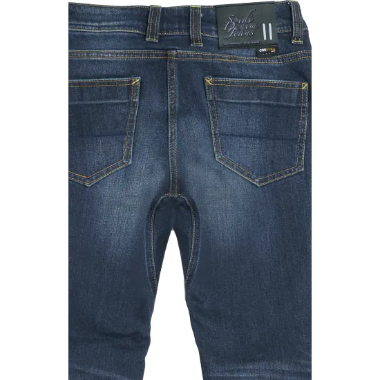 Дамски мото дънки SPIDI J-TRACKER Dark Blue LONG - Дамски мото дънки от марка SPIDI