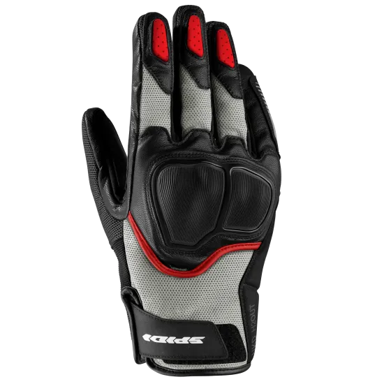 Мото ръкавици SPIDI NKD H2OUT Ice/Red - Кожени ръкавици за мотор от марка SPIDI