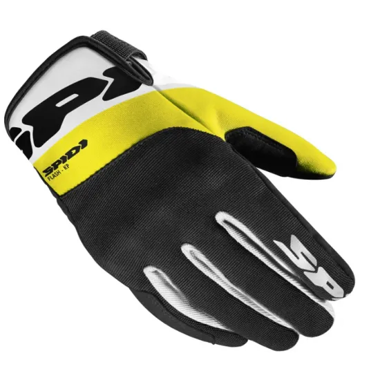 Текстилни мото ръкавици SPIDI Flash-KP Tex Yellow fluo - Текстилни ръкавици за мотор от марка SPIDI