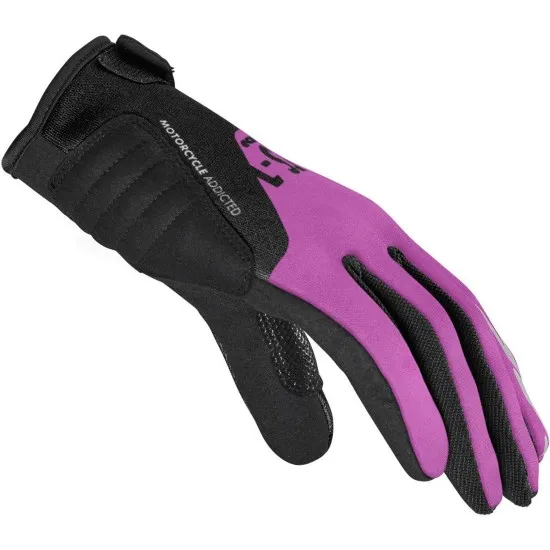 Дамски мото ръкавици SPIDI CTS-1 Black/Fuchsia - Дамски текстилни ръкавици от марка SPIDI