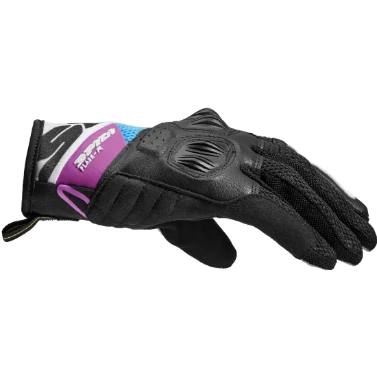 Дамски мото ръкавици SPIDI FLASH-R EVO Black/Fuchsia - Дамски текстилни ръкавици от марка SPIDI