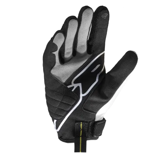 Дамски мото ръкавици SPIDI FLASH-R EVO Black/White - Дамски текстилни ръкавици от марка SPIDI