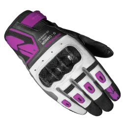 Дамски мото ръкавици SPIDI G-CARBON Black/Fuchsia