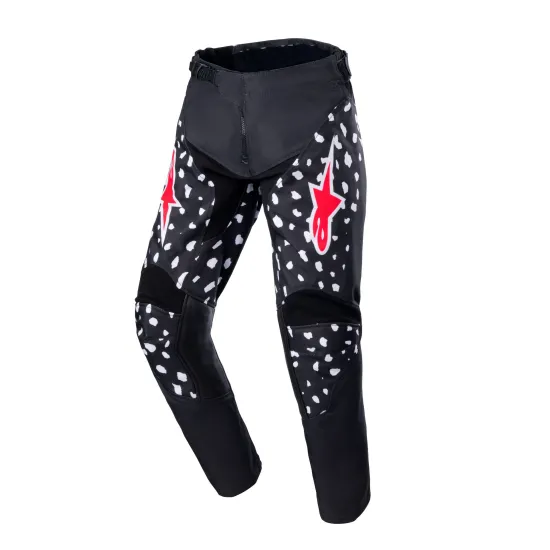 Детски мотокрос брич ALPINESTARS Racer North BLACK/RED/WHITE - Детски брич панталони от марка Alpinestars