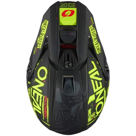 Мотокрос каска ONEAL 5SERIES POLYACRYLITE ATTACK V.23 BLACK/NEON YELLOW - Мотокрос каски от марка ONeal