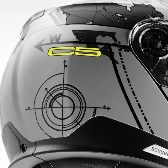 Каска SCHUBERTH C5 GLOBE GREY – безопасност, комфорт и елегантен дизайн