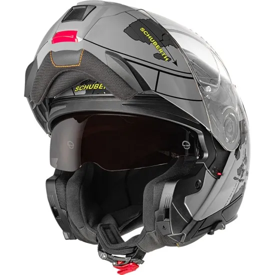 Каска SCHUBERTH C5 GLOBE GREY – безопасност, комфорт и елегантен дизайн