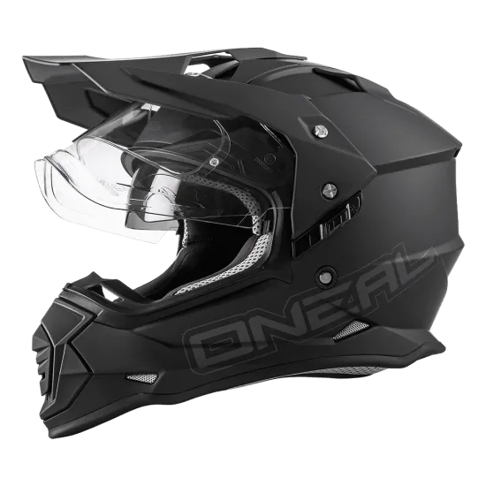 Ендуро каска ONEAL SIERRA II FLAT V.23 BLACK - Мотокрос каски от марка ONeal