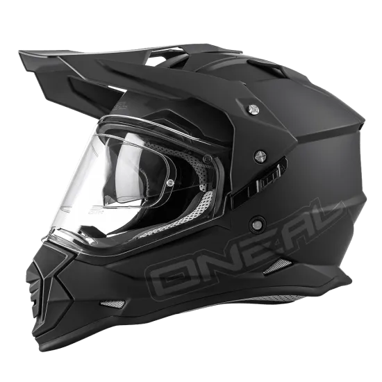 Ендуро каска ONEAL SIERRA II FLAT V.23 BLACK - Мотокрос каски от марка ONeal