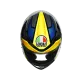 AGV K-6 JOAN BLACK/BLUE/YELLOW – мото каска с карбон-арамидна конструкция и ярък дизайн