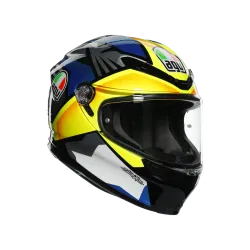 КАСКА AGV K-6 S JOAN BLACK/BLUE/YELLOW
