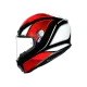 Каска AGV K6 Hyphen Black Red White – Лекота и сигурност за мотоциклетисти