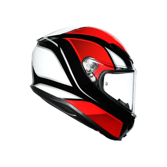 Каска AGV K6 Hyphen Black Red White – Лекота и сигурност за мотоциклетисти