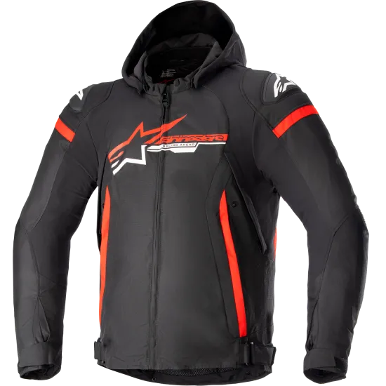 Текстилно мото яке Alpinestars Zaca Waterproof Black/Red/White