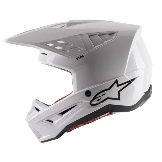 Мотокрос каска ALPINESTARS SM5 SOLID WHT - Мотокрос каски от марка Alpinestars