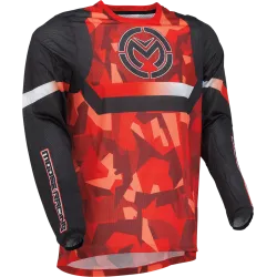 Мотокрос блуза MOOSE RACING SAHARA RED/BLACK