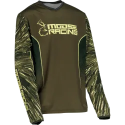 Детска блуза MOOSE RACING AGROID OLIVE/TAN