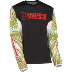 Детска блуза MOOSE RACING AGROID RED/GREEN/BLACK