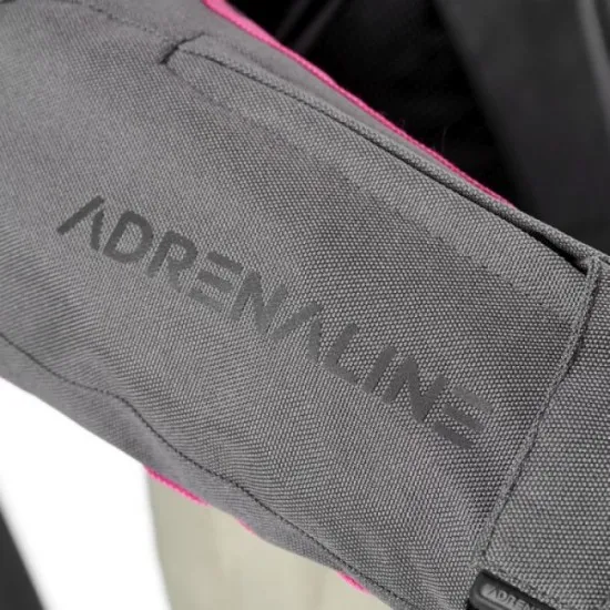 Дамско мото яке Adrenaline Love Ride 2.0 Black Pink Grey с мембрана REISSA и CE протектори