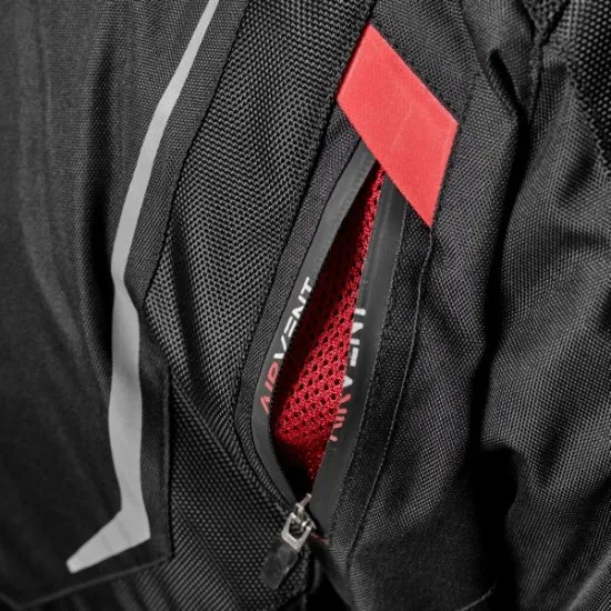Текстилно мото яке Adrenaline Chicago 2.0 Black с водоустойчива мембрана и CE протектори