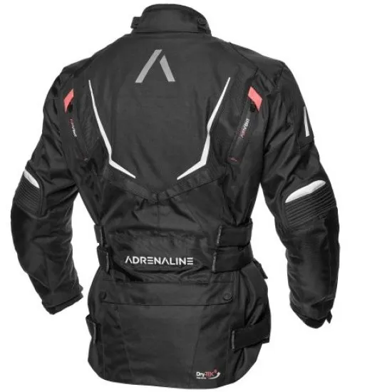 Текстилно мото яке Adrenaline Chicago 2.0 Black с водоустойчива мембрана и CE протектори
