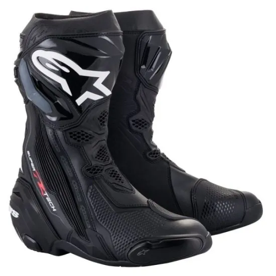 Ботуши ALPINESTARS SUPERTECH R VENTED BLACK - Ботуши за мотор от марка Alpinestars