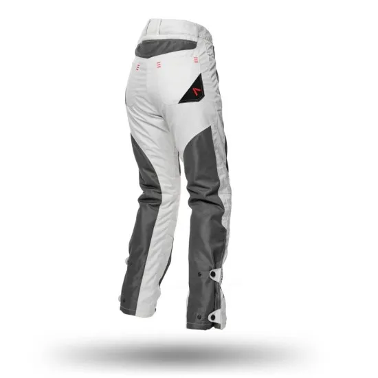 Дамски текстилен мото панталон Adrenaline Meshtec Lady 2.0 в сиво с мрежести панели за лятно каране