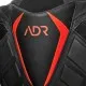 Кожено мото яке ADRENALINE SYMETRIC BLACK с протектори за рамене, лакти и гръб