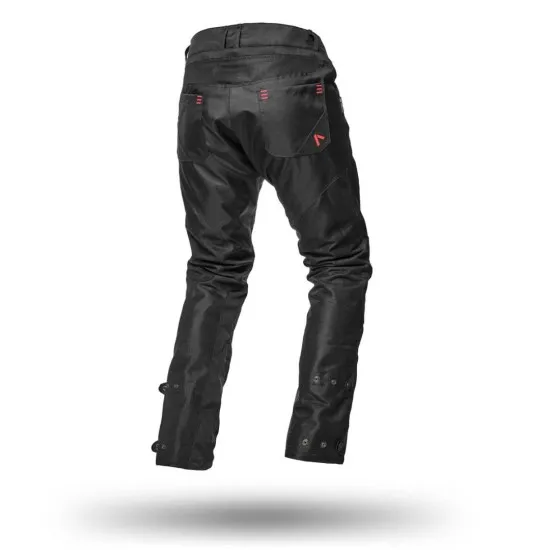 Текстилен мото панталон ADRENALINE MESHTEC 2.0 BLACK с вентилационни панели и светлоотразителни елементи
