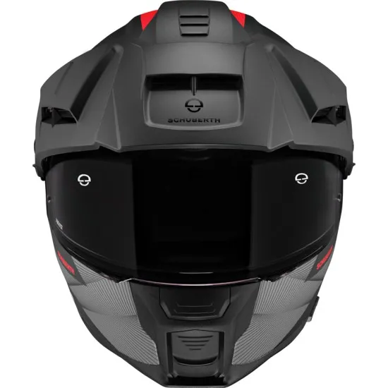 Каска SCHUBERTH E2 DEFENDER RED – ярък червен дизайн с офроуд защита