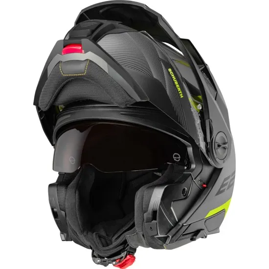 Каска SCHUBERTH E2 EXPLORER GREEN – модерна каска за приключения и безопасност