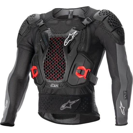 Протекторна ризница ALPINESTARS Bionic Plus V2 BLACK/RED - Ризници за мотор от марка Alpinestars