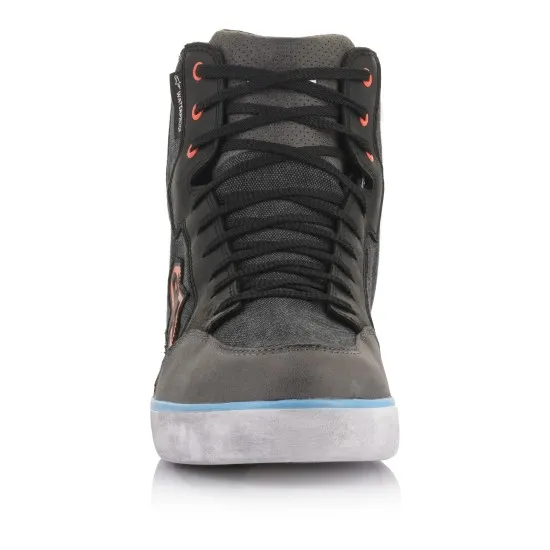 Мото кецове ALPINESTARS J-6 WP Canvas Riding BLACK/RED/BLUE - Кецове за мотор от марка Alpinestars