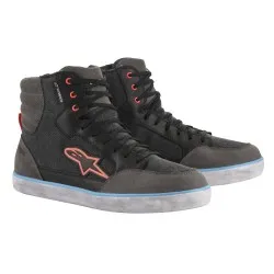 Мото кецове ALPINESTARS J-6 WP Canvas Riding BLACK/RED/BLUE