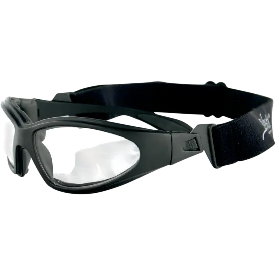 Очила BOBSTER GXR CLEAR – прозрачни мото очила с UV защита и мемори пяна