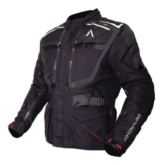 Мото яке Adrenaline Orion Black Cordura с REISSA мембрана и CE протектори