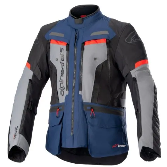 Текстилно мото яке Alpinestars Bogotá Pro Drystar Black Navy Blue Red с Drystar мембрана