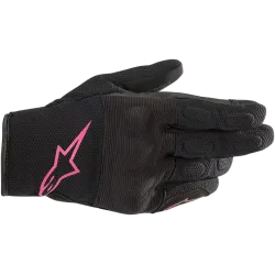 Дамски ръкавици ALPINESTARS S-MAX DRYSTAR BLACK/PINK