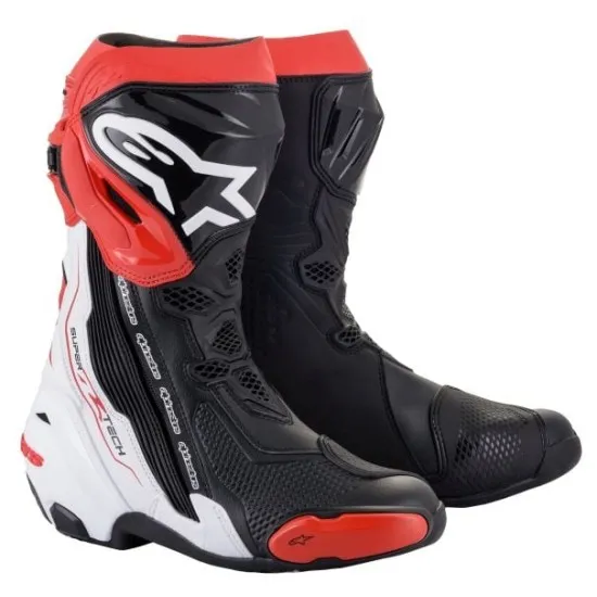 ALPINESTARS Supertech R 2023 – спортни ботуши червено, черно и бяло
