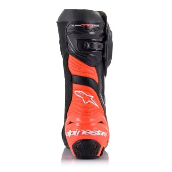 ALPINESTARS Supertech R 2023 – мото ботуши червено, черно, бяло и сиво
