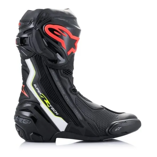 Ботуши ALPINESTARS SUPERTECH R BLACK/RED/YELLOW 2023 - Ботуши за мотор от марка Alpinestars