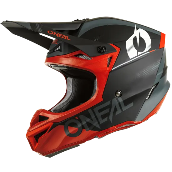 Мотокрос каска ONEAL 5SERIES HAZE V.22 BLACK/RED - Мотокрос каски от марка ONeal
