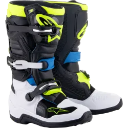 Детски мотокрос ботуши ALPINESTARS Tech 7S BLACK/BLUE/YELLOW