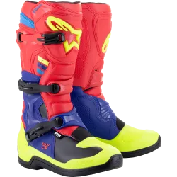 Мотокрос ботуши ALPINESTARS TECH 3 RED/BLUE/YELLOW